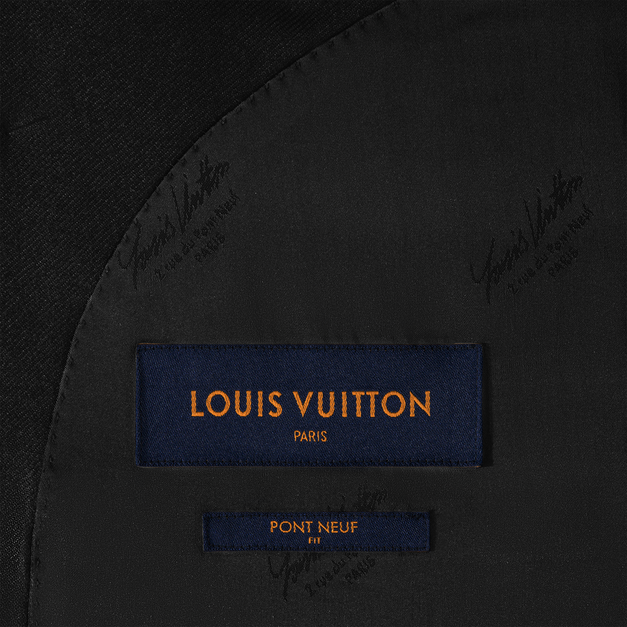 LOUIS VUITTON ジャケット ネイビー #40 シルク LOUIS VUITTON ジャケット ネイビー #40 シルク
